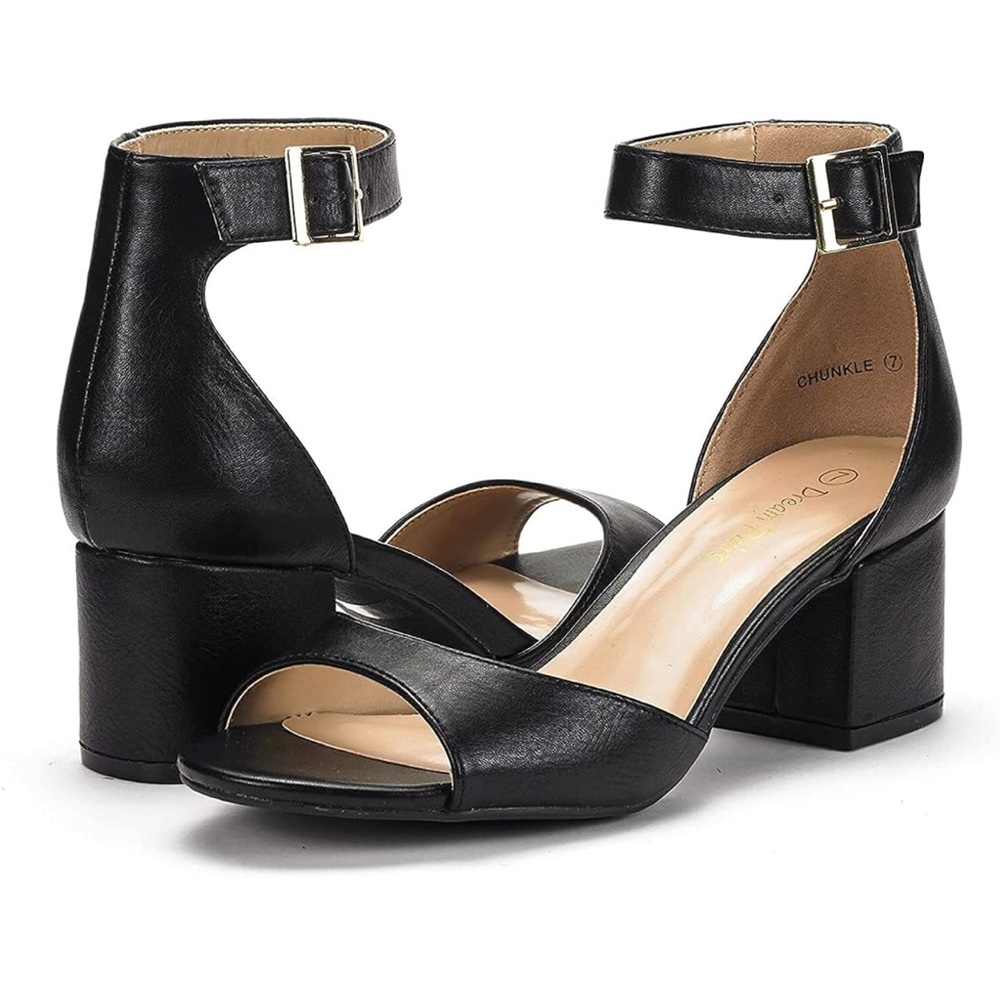 Dream Pairs Chunky Heel Pump 8.5